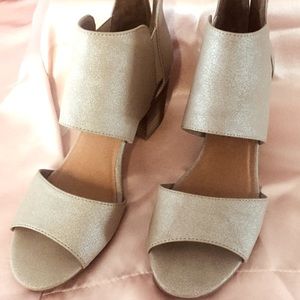 Taupe 2 inch versatile, dress up & down shoes